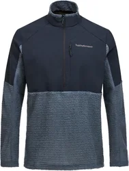 Atmungsaktives Fleece mit halbem Reißverschluss Polartec® Alpha™ M Freelight Alpha Half Zip Mountain Mist für Herren Größe XL