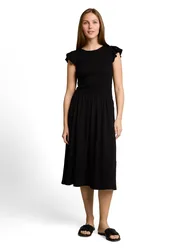Socked dress with ruffle slee feale