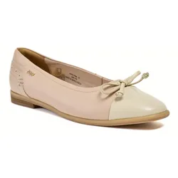 Priya Leather Womens Pink Flats - Size Uk 7