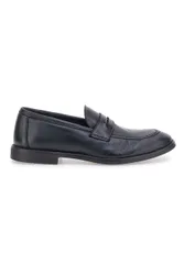 Mocassini neri pelle made in italy 4056 45