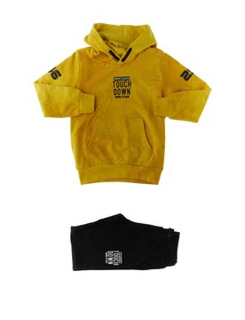 Yours Tuta felpata SENAPE XL
