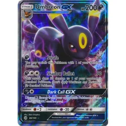 Pokemon Sun and Moon (Base Set) 80/149 Umbreon GX (Half Art)