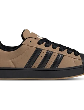 Superstar Damen Sneaker - Braun - Größe 37 1/3 - Leder Brown 37 1/3 - Adidas - FashionsVida