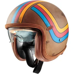 Casco Moto Jet VINTAGE PLATINUM ED. BOS EX BM taglia S