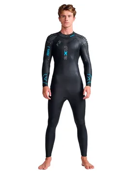 Propel 2 Long Sleeve Neoprene Wetsuit Black / Aloha M Men - 2XU - FashionsVida