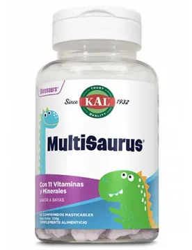 Compresse Multisaurus Multivitamins And Minerals Frutti Di Bosco 60 Unità