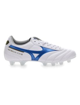 Scarpe per Calcio in Terreni Erbosi Bianche e Blu MORELIA II CLUB 42