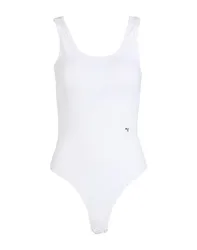 Bodysuit Damen Weiß L/XL Damen