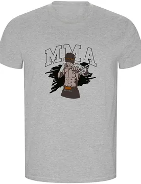 T-shirt à Manches Courtes Fighter Eco Heather Grey XL - Kruskis - FashionsVida