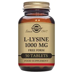 Comprimés L-lysine 1000mg 50 Unités