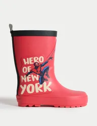 Kids' Spider-Man™ Wellies (4 Small - 2 Large) Red Mix male