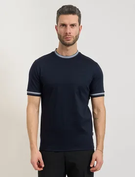 BOSS T-shirt e Polo Blu - BOSS - FashionsVida