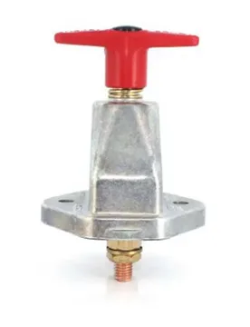 Red Handle Single Pole Battery Switch 250a Grey / Red One Size unisex - Soderep Ecans - FashionsVida
