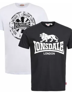 T-shirt à Manches Courtes Dildawn 2 Unités Black / White 2XL