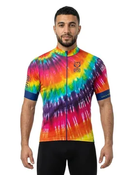 Maillot à Manches Courtes Tie Dye