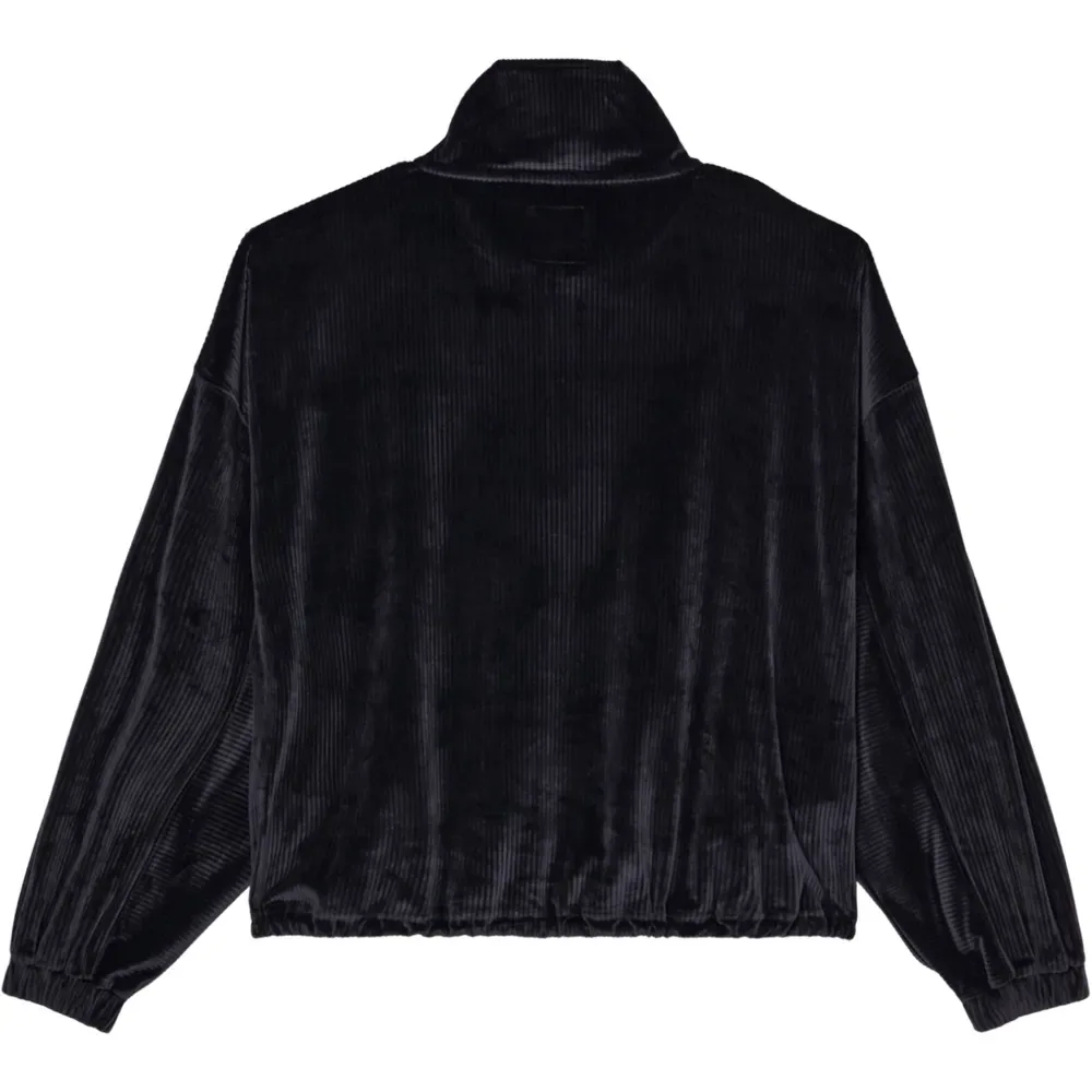 Felpa Con Mezza Zip Coffee Time Black Pebble S - Billabong - FashionsVida