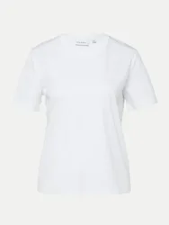 Comma Regular-Fit T-Shirt Weiß 44