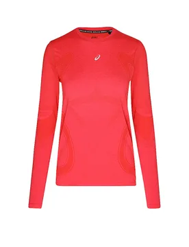 Maglietta da running senza cuciture Road da donna rosso L - Asics - FashionsVida