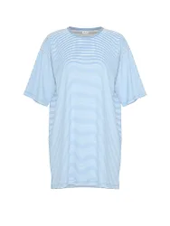 Nachthemd - Sleepshirt SIMPLE STRIPES alice blue bleu clair 48