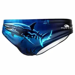 Shark Dive Swimming Brief Navy 2XL Men