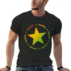 Roxette Joyride star logo - ORIGINAL SELLER T-shirt quick drying cute clothes oversizeds black t-shirts for men