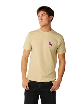 T-shirt à Manches Courtes Streamline Line Up Khaki Sand 2XL