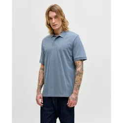 Jack & Jones - Polo de hombre slim negro de manga corta