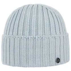Merino Knit Beanie with Cuff by - light blue - Female - Size: One Size