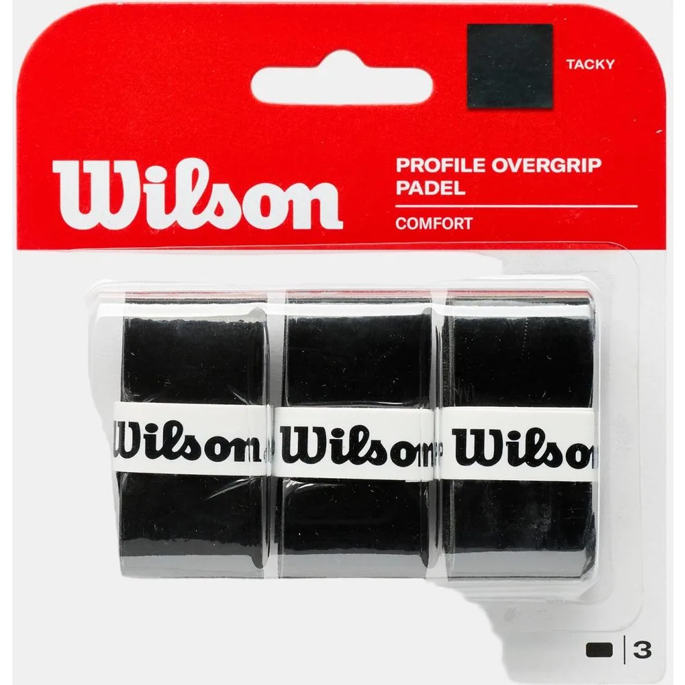 Profile Padel Overgrip Black - Wilson - FashionsVida
