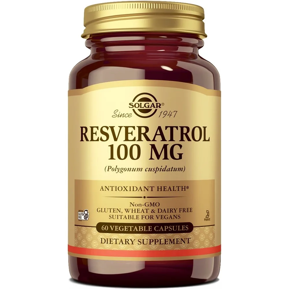 Cápsulas Complemento Alimenticio Resveratrol - SOLGAR - FashionsVida