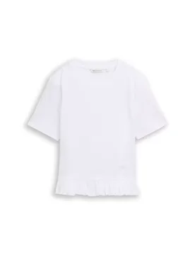 XL T-shirt with volants female - XL - FashionsVida