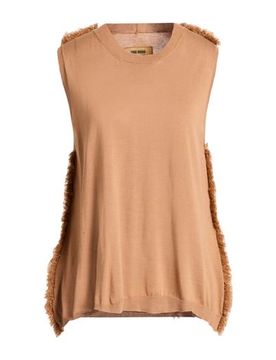 Pullover Damen Hellbraun L Damen