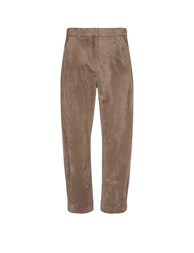 Pantalon aspect cuir ODELIA camel 44/L28 - Cambio - FashionsVida