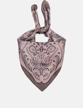 Foulard Satinato Floreale