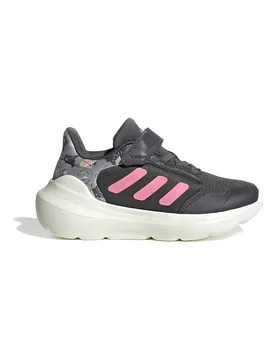 Sneakers grigie con dettagli rosa e chiusura a strappo Tensaur Run 3.0 El C 29 - Adidas - FashionsVida