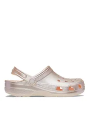 Tinted Metallic Slip On Flat Clogs Metallic female