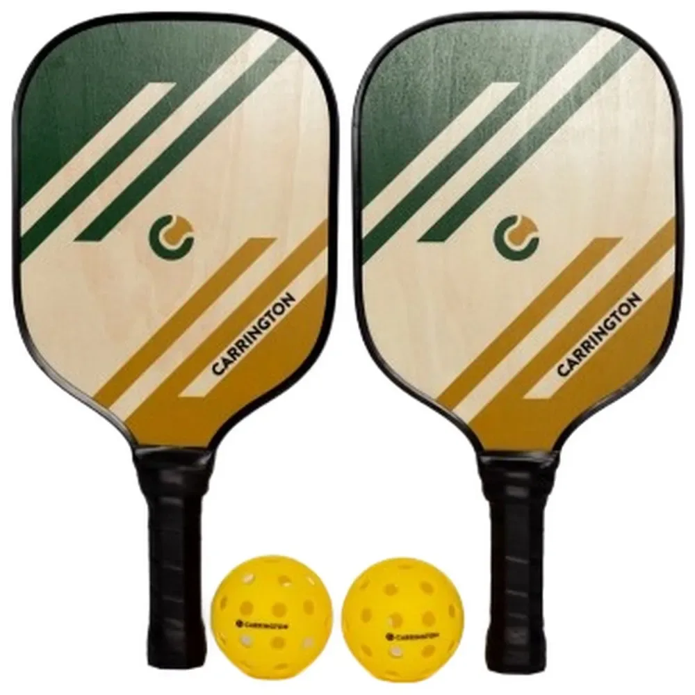 Basic Wooden Pickleball Paddle 2 Units Multicolor One Size - Lynx Sport - FashionsVida