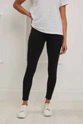 Women's High Waisted Premium Leggings Pants in Black Size: 12 - Black - Size: 12