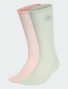 Calze Crochet Crew 2 PAIA 37-39 Sandy Pink / Linen Green