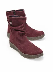Aquastop-Reißverschluss-Stiefelette - Bordeaux - female - Size: 42