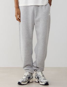 Pant Jogger Small Logo gris/blanc xs