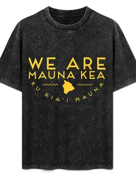 We Are Mauna Kea T-Shirt Minimalist Plain Crew Neck T-Shirt - Aliexpress - FashionsVida