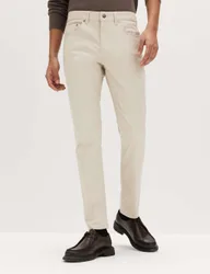 Slim Fit 5 Pocket Stretch Trousers Medium Beige male