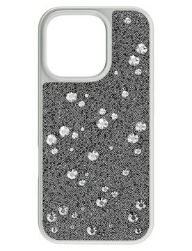 Custodia per smartphone High, Design sparpagliato, iPhone® 16 Pro, Tono argentato OS