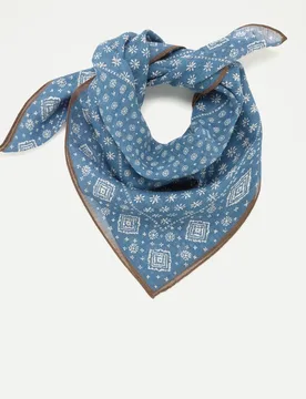 Pañuelo tipo bandana mezcla lino - Emidio Tucci - FashionsVida