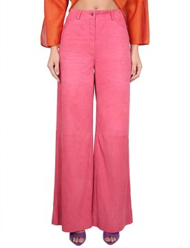 High-Waisted Wide-Leg Trousers