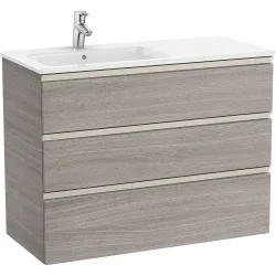 Mueble de baño con 3 cajones y lavabo a la izquierda The Gap