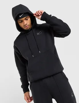 Mens Felpa con Cappuccio Overhead Street Fleece - Nero, nero nero Uomo taglia XXL - Nike - FashionsVida