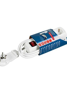 Steckdosenleiste 3-fach mit Flachstecker
