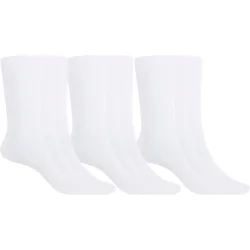 Punto - Pack de 9 pares de calcetines de mujer de algodón Basix liso